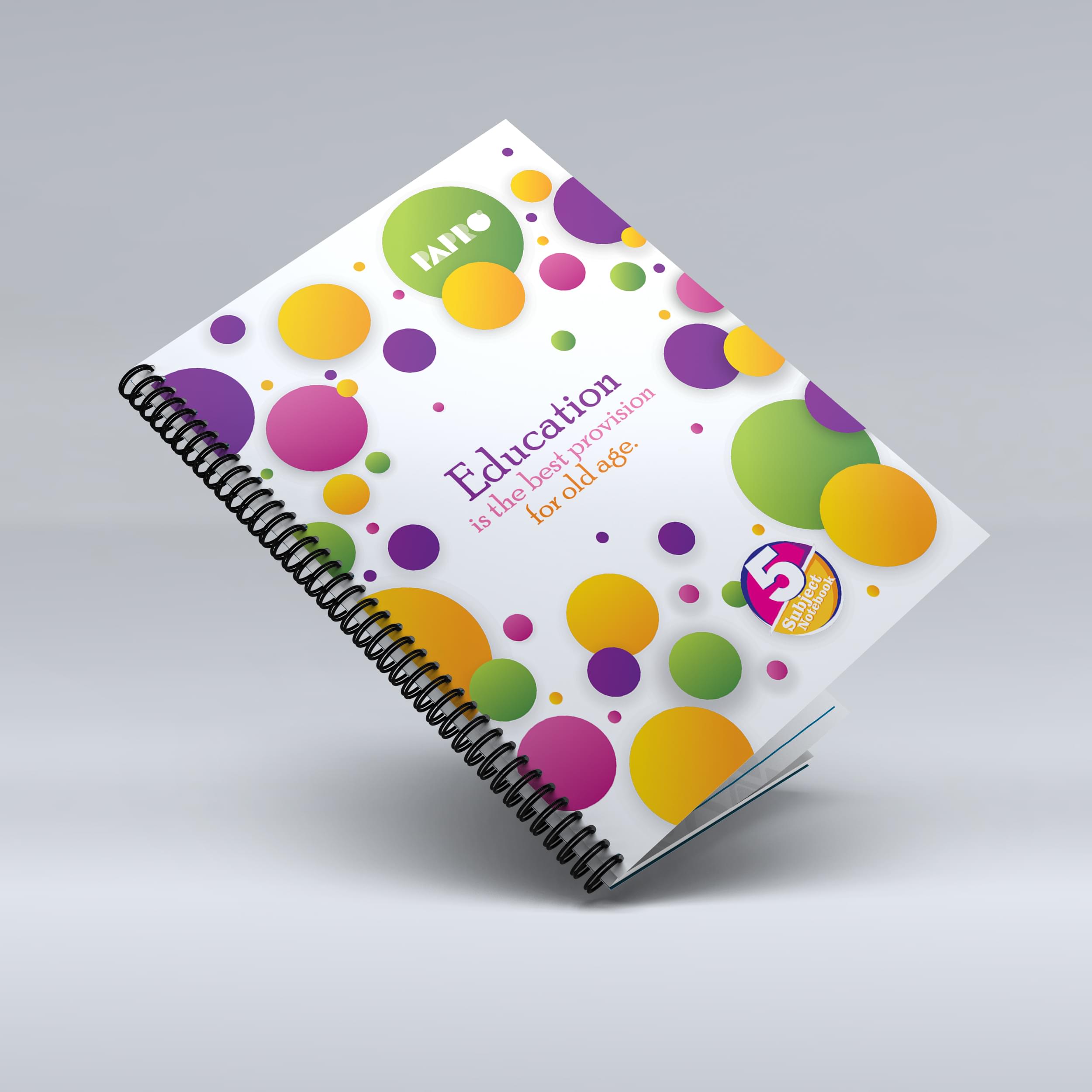 5 Subjects Notebook > Large > Narrow