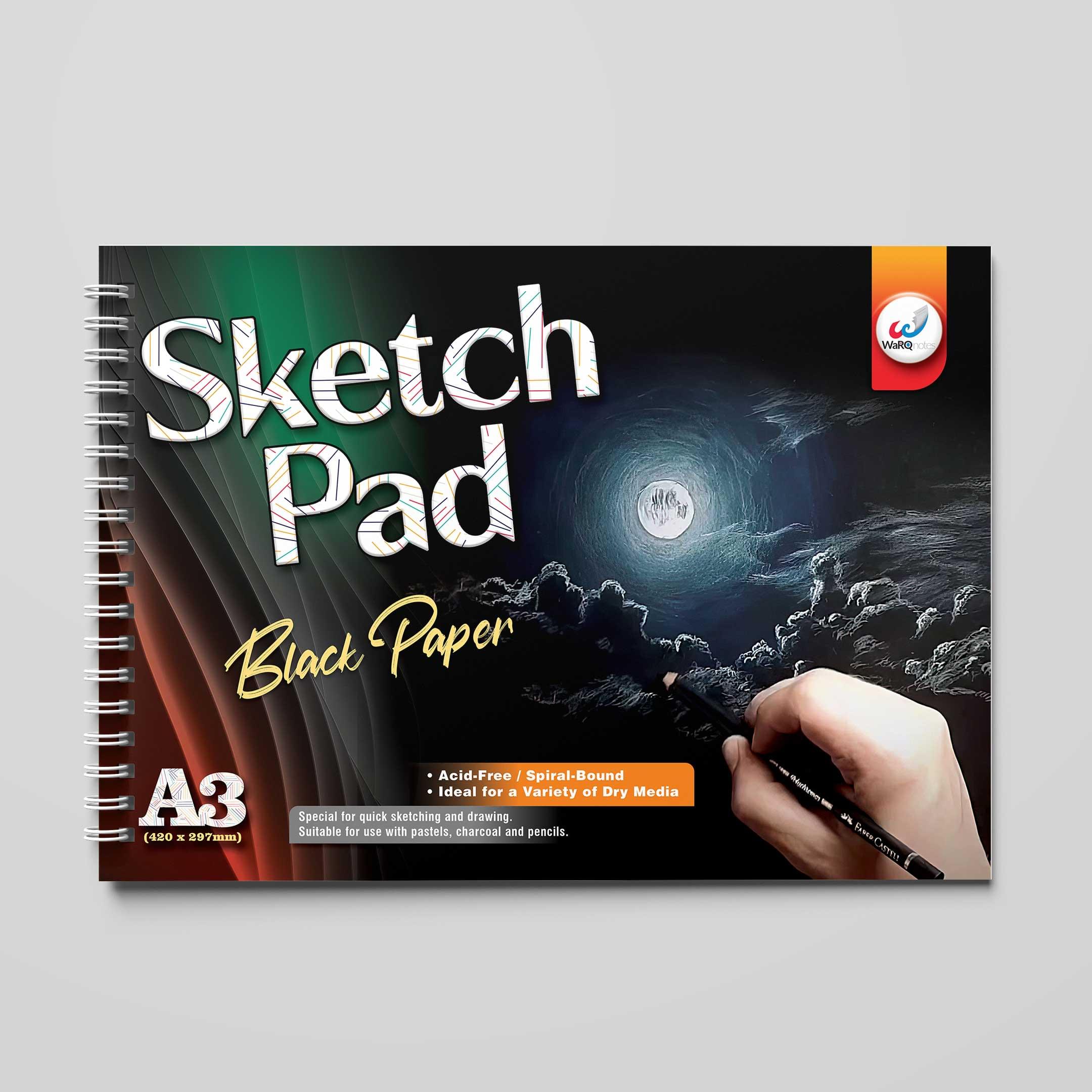 Black Sketch Pad  ? A3