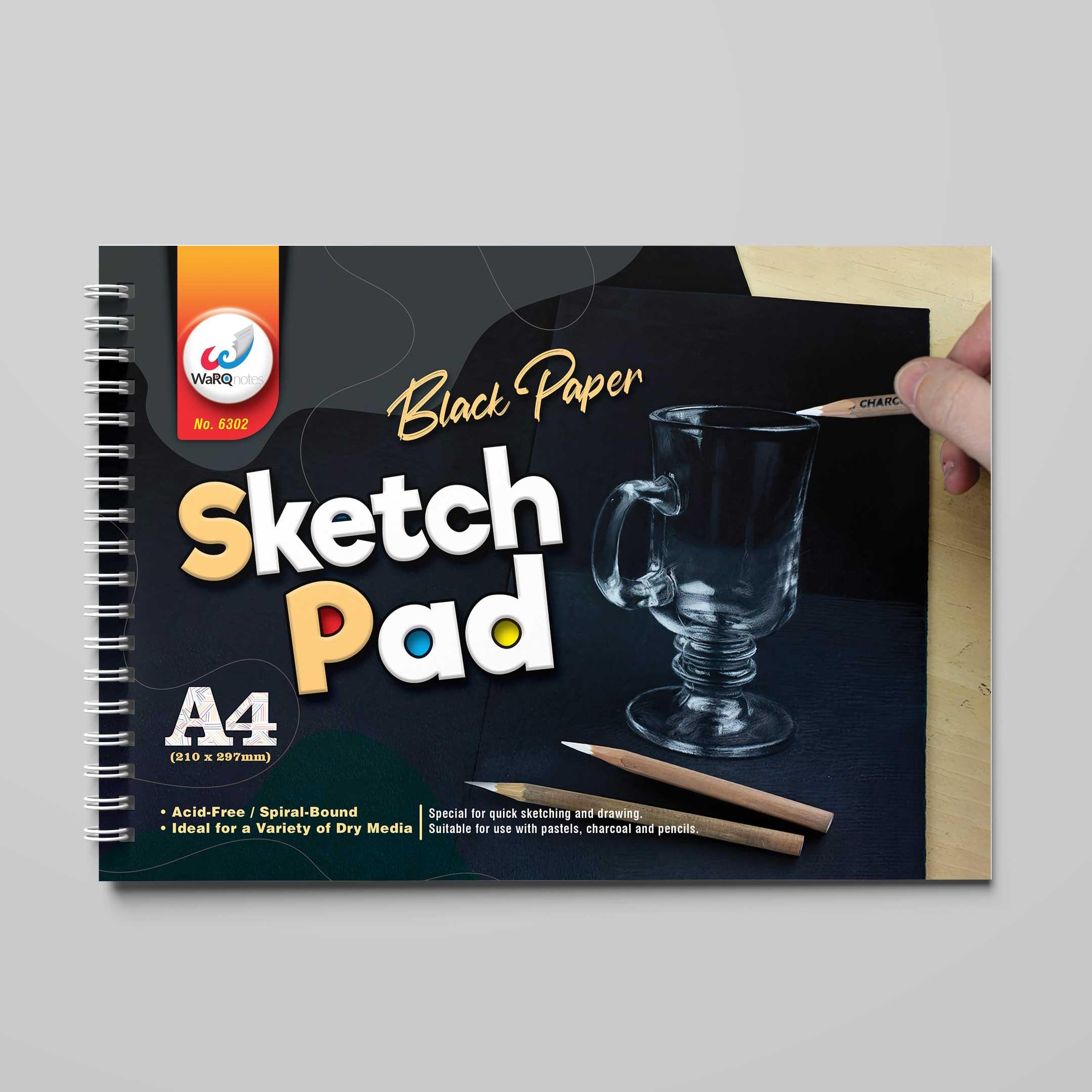 Black Sketch Pad  ? A4